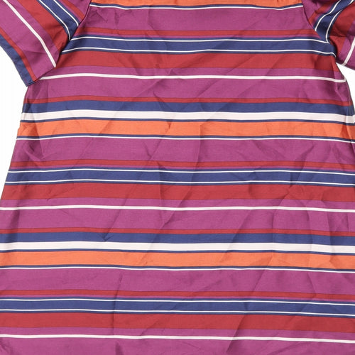 New Look Womens Purple Striped  Shift  Size 10