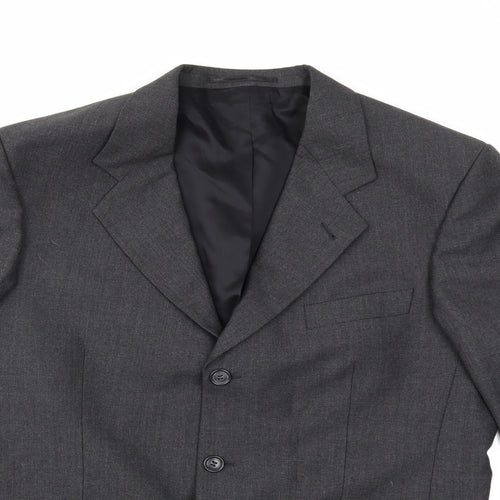 Copperstone Mens Grey   Jacket Suit Jacket Size 40