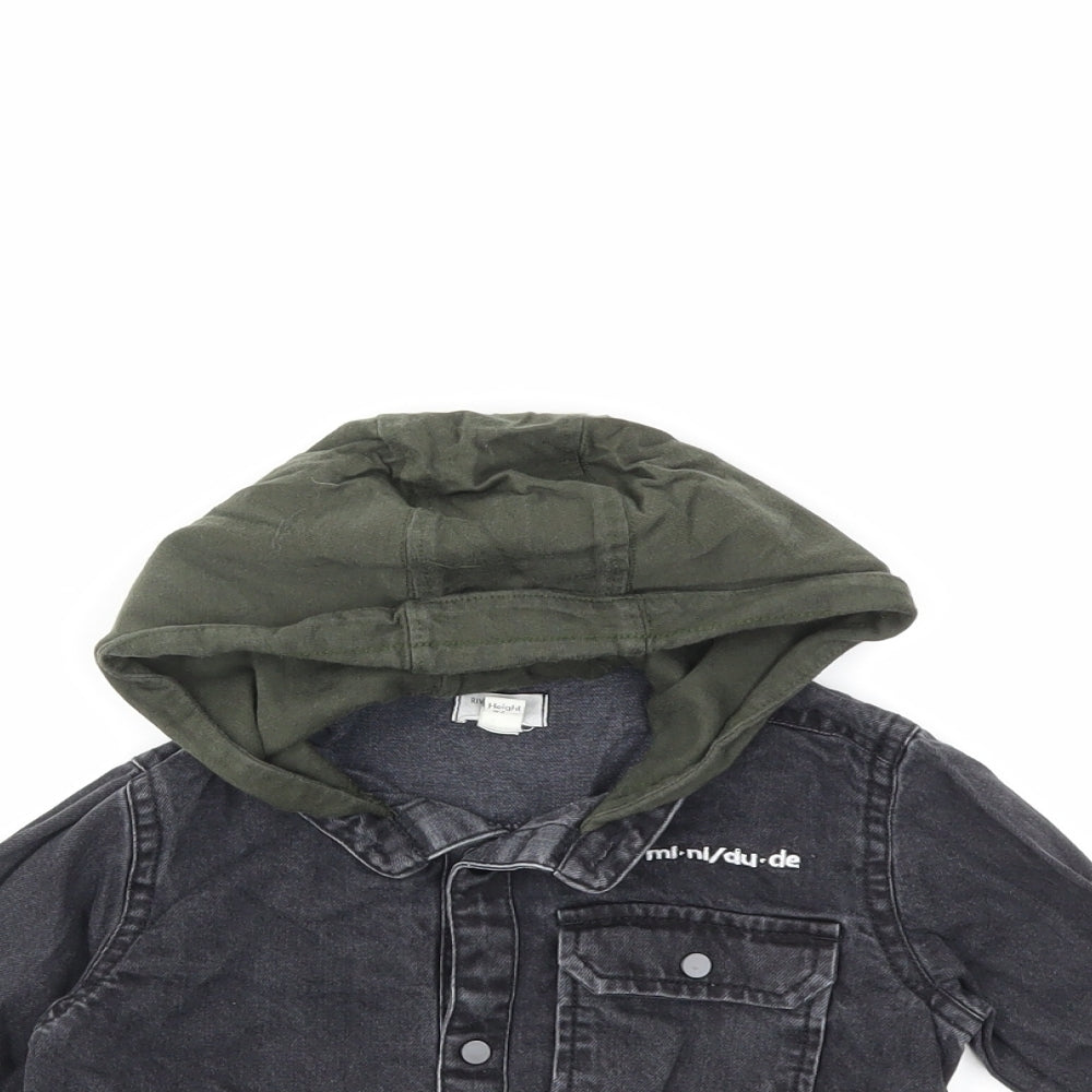 River Island Baby Black  Denim Jacket  Size 18-24 Months