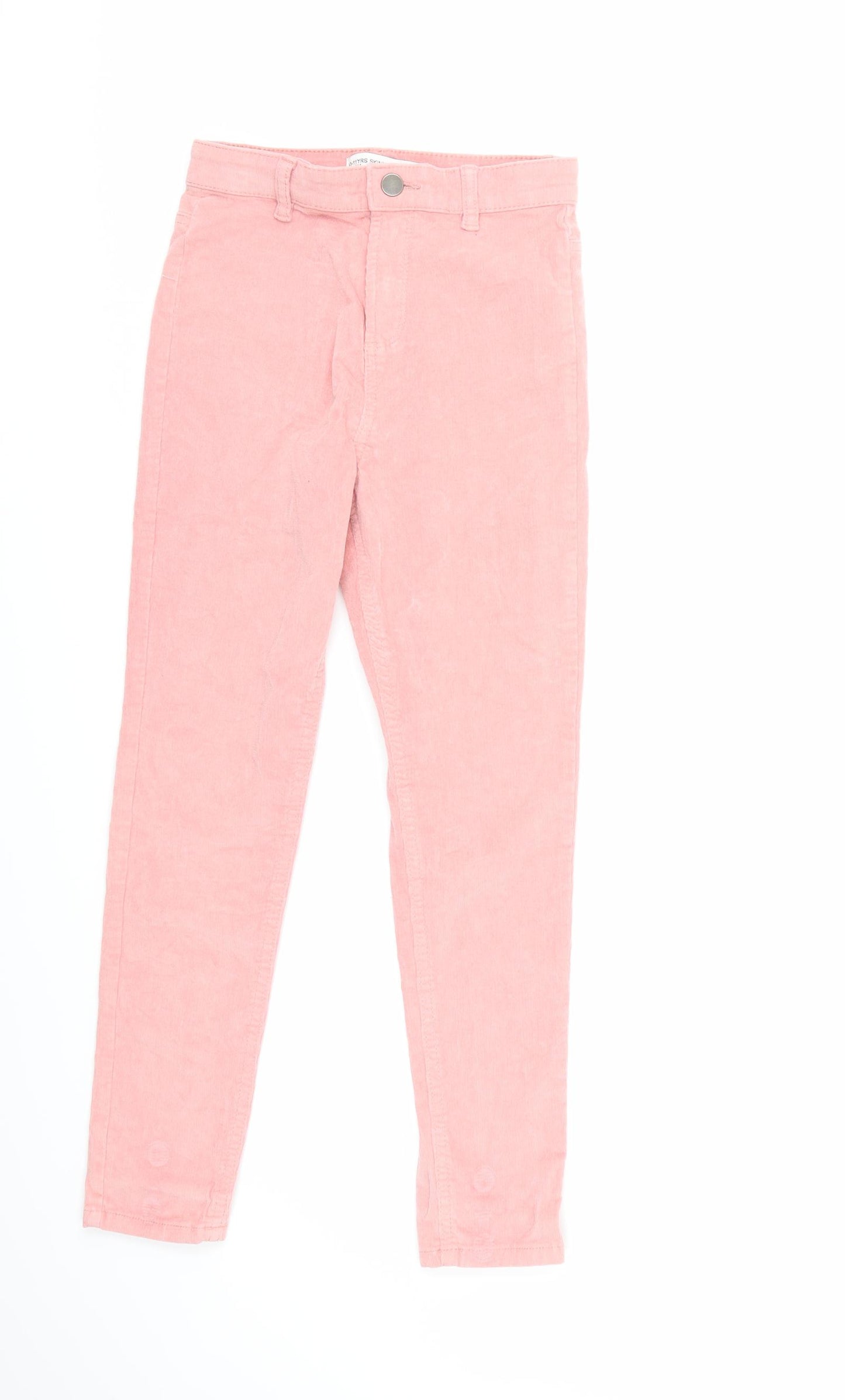 Denim & Co. Girls Pink  Corduroy  Trousers Size 10 Years