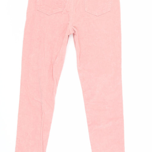 Denim & Co. Girls Pink  Corduroy  Trousers Size 10 Years