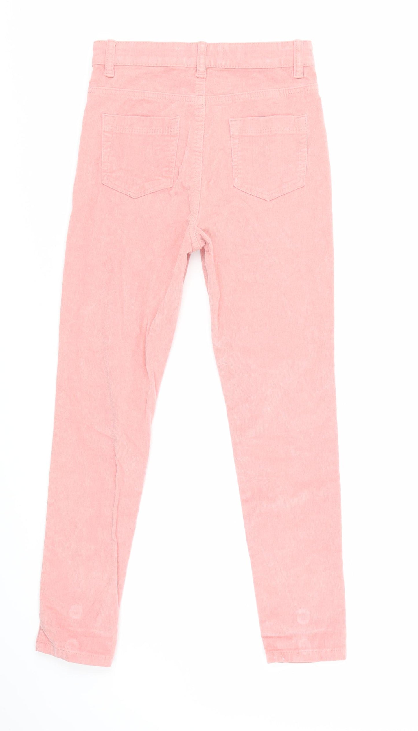 Denim & Co. Girls Pink  Corduroy  Trousers Size 10 Years