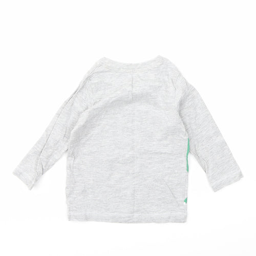 Matalan Baby Grey   Basic T-Shirt Size 9-12 Months