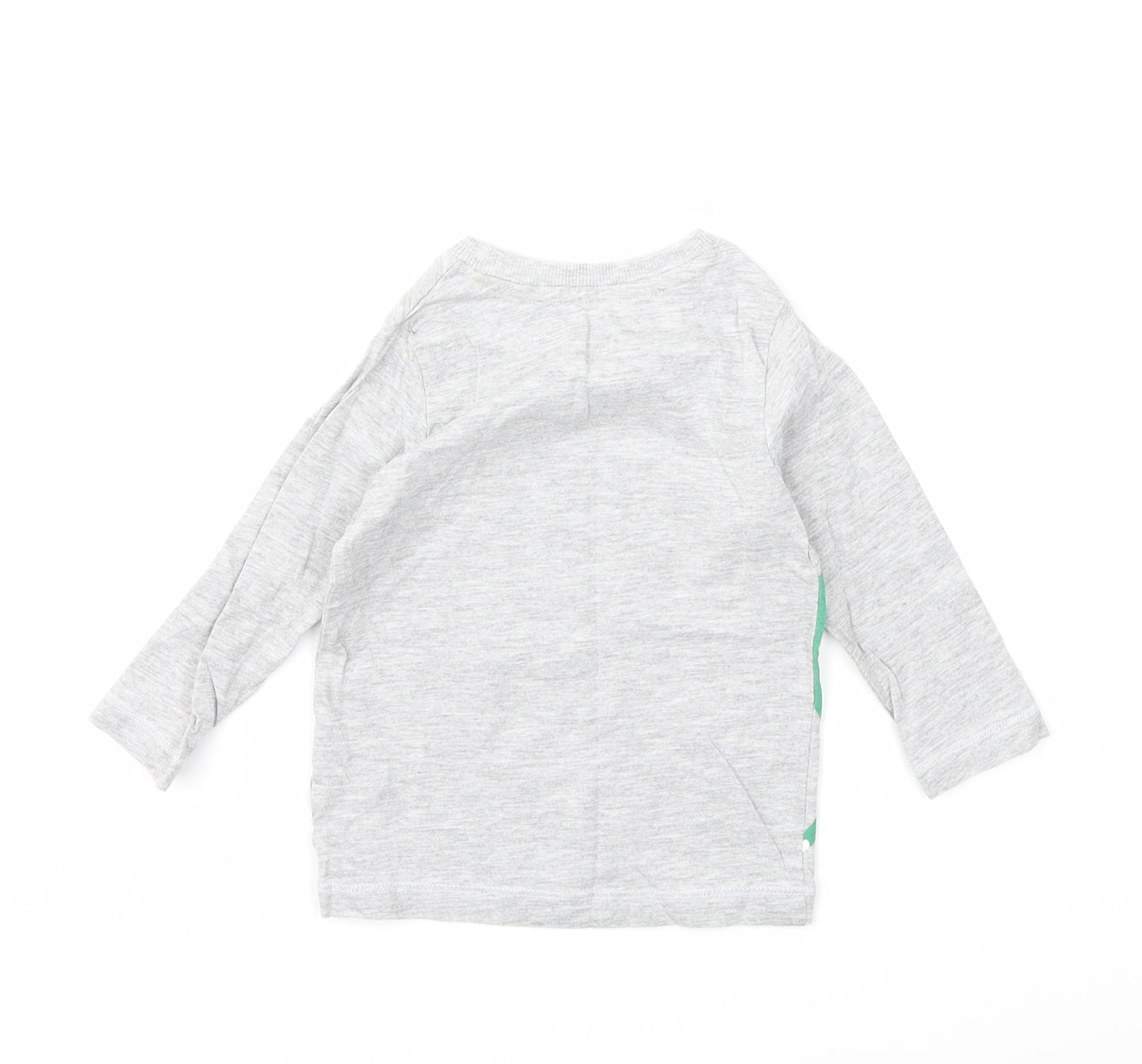 Matalan Baby Grey   Basic T-Shirt Size 9-12 Months