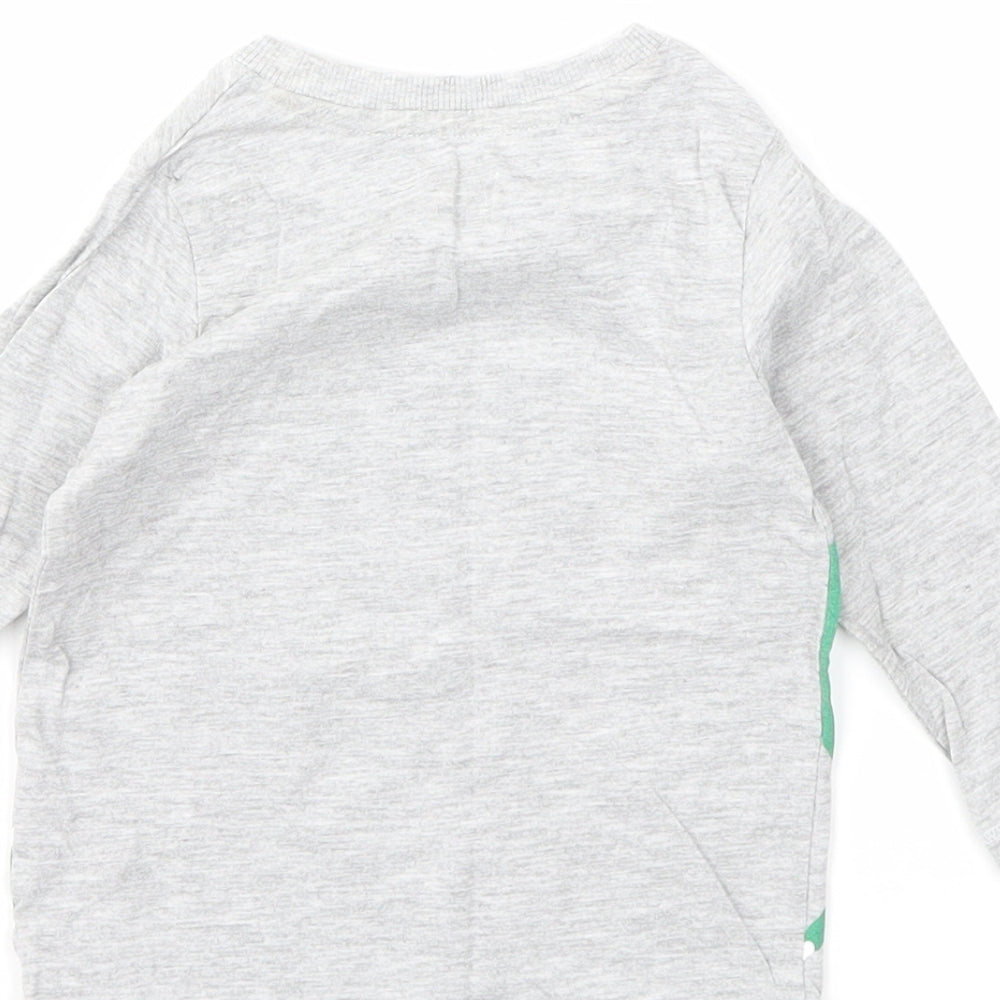 Matalan Baby Grey   Basic T-Shirt Size 9-12 Months