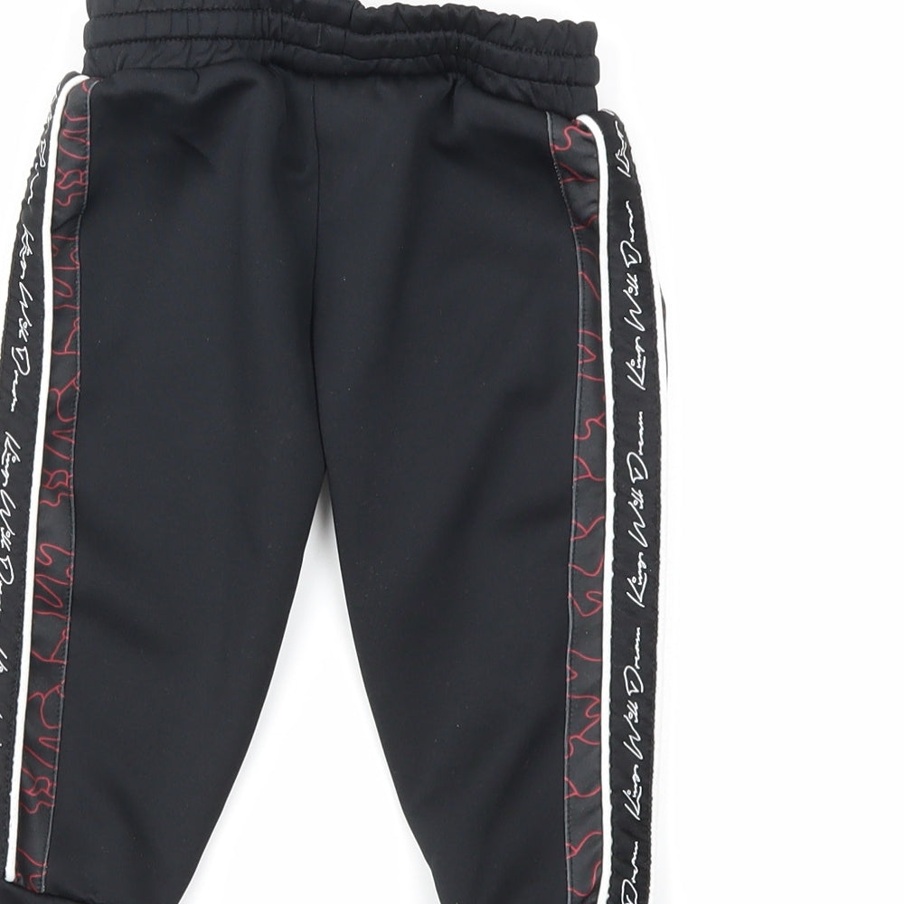KWD Boys Black   Sweatpants Trousers Size 2-3 Years