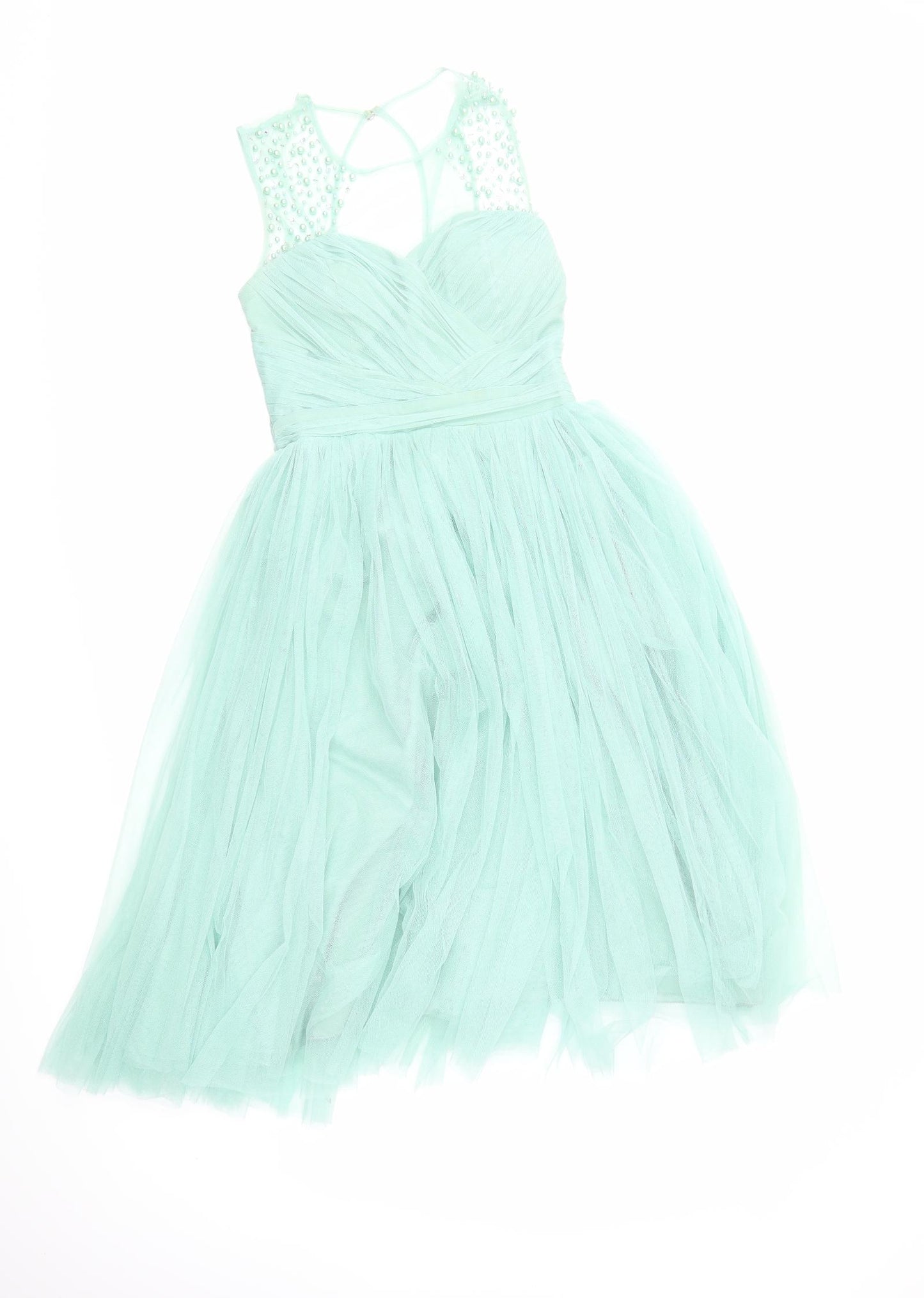 Little Mistress Womens Green   Ball Gown  Size 10  - pearl