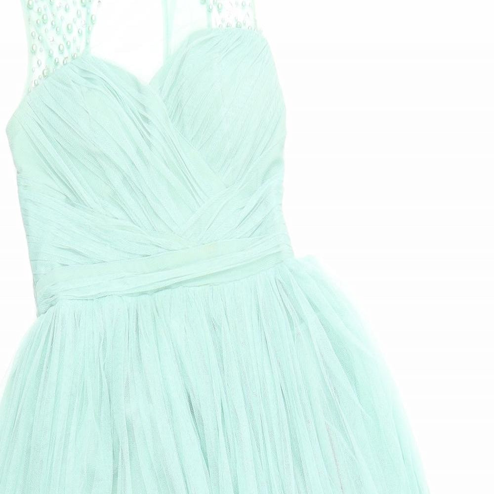 Little Mistress Womens Green   Ball Gown  Size 10  - pearl