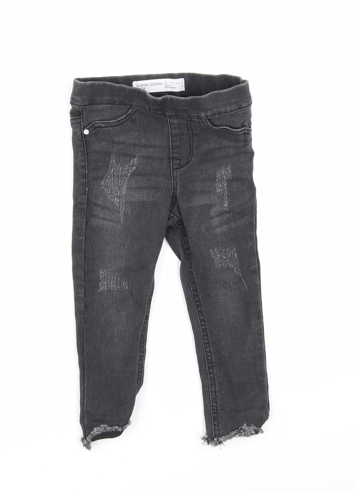 Denim & Co. Baby Grey  Denim  Jeans Size 18-24 Months