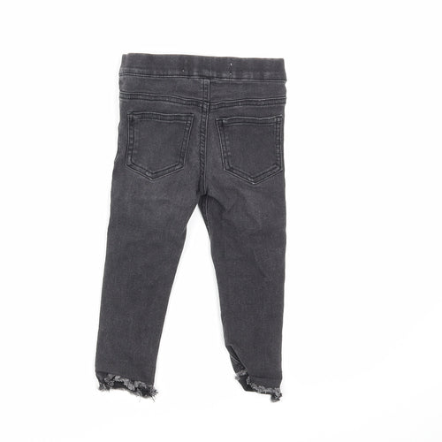 Denim & Co. Baby Grey  Denim  Jeans Size 18-24 Months