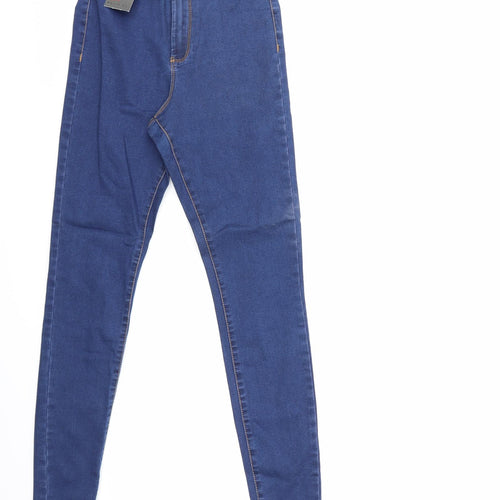 Denim & Co. Womens Blue  Denim Skinny Jeans Size 10 L28 in