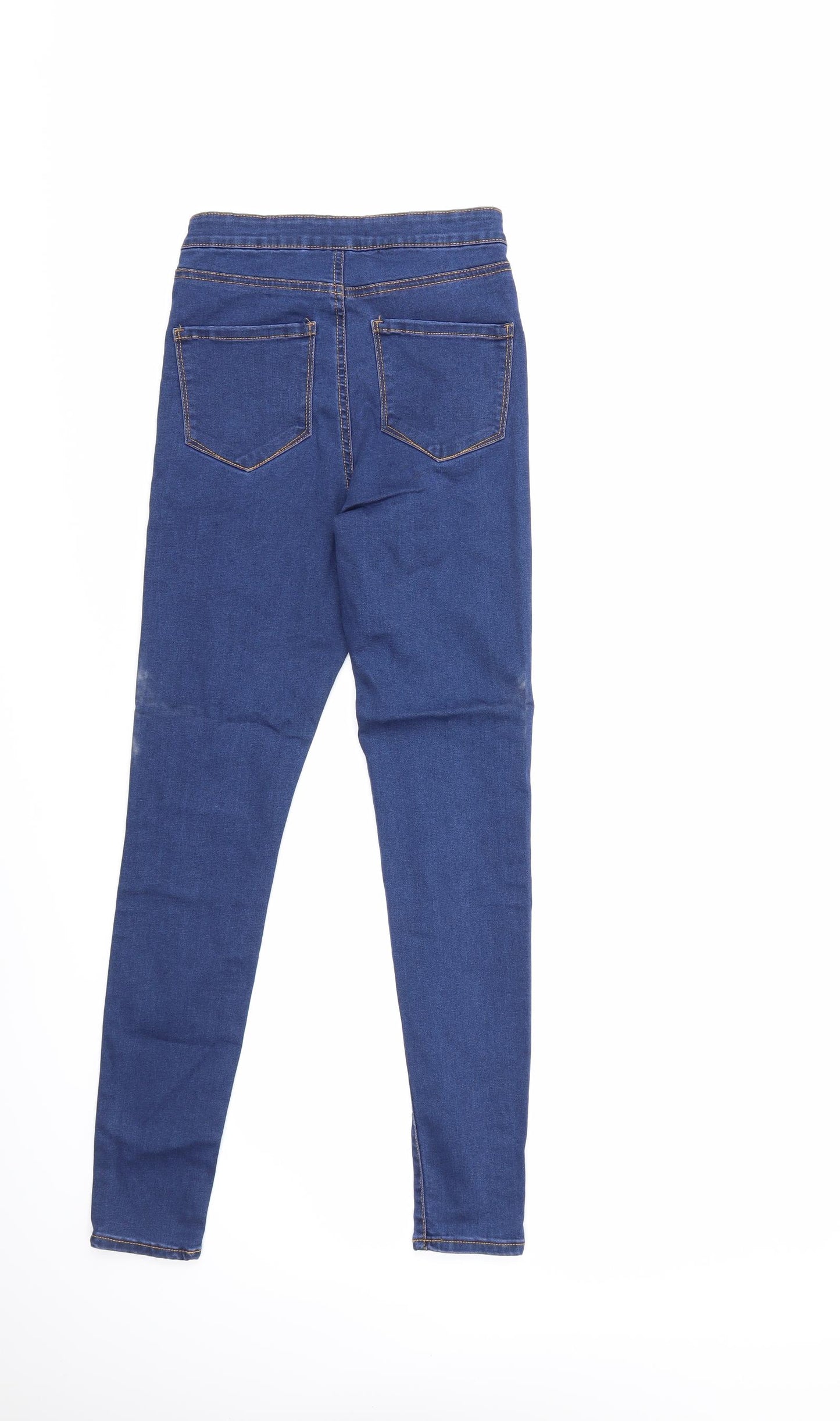 Denim & Co. Womens Blue  Denim Skinny Jeans Size 10 L28 in