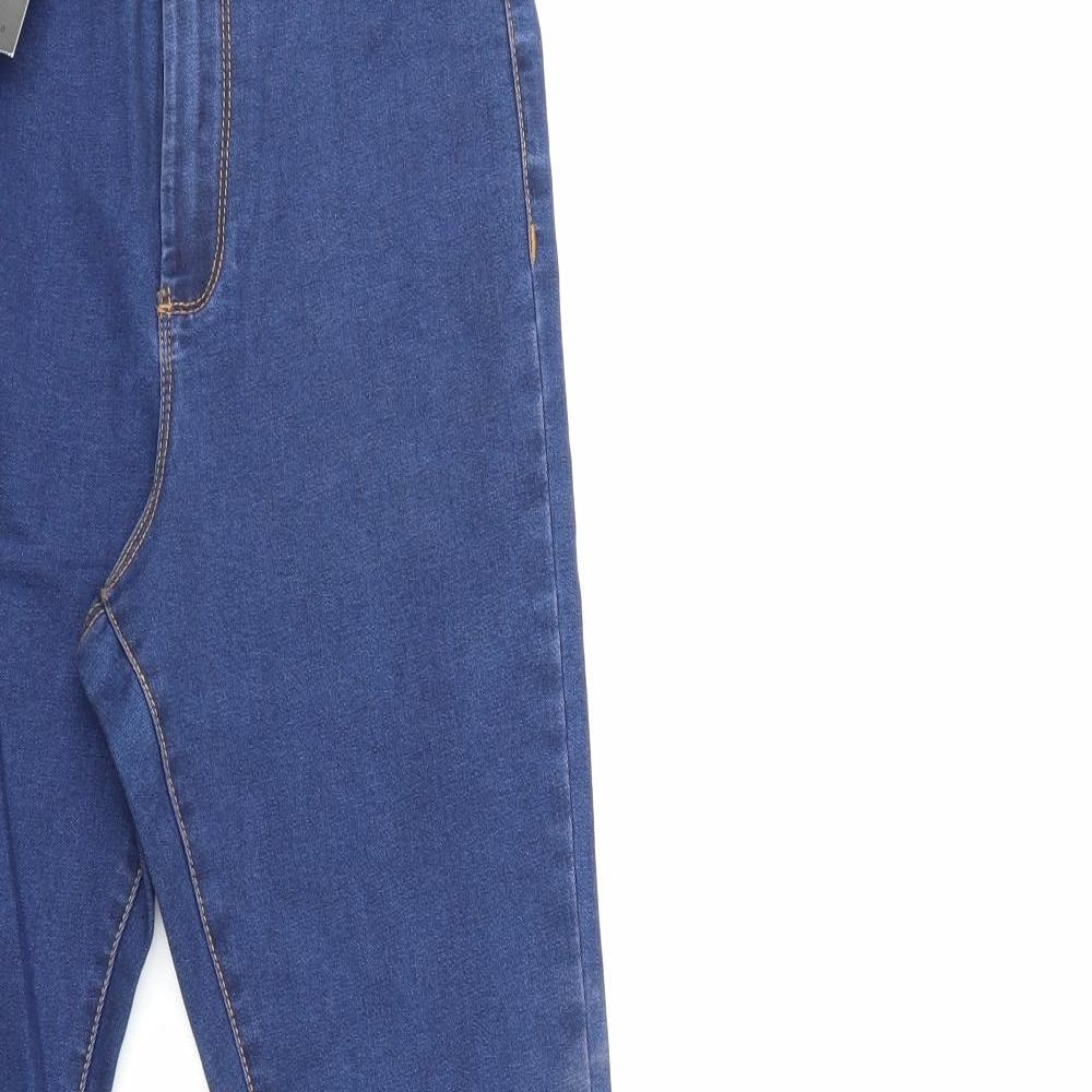 Denim & Co. Womens Blue  Denim Skinny Jeans Size 10 L28 in