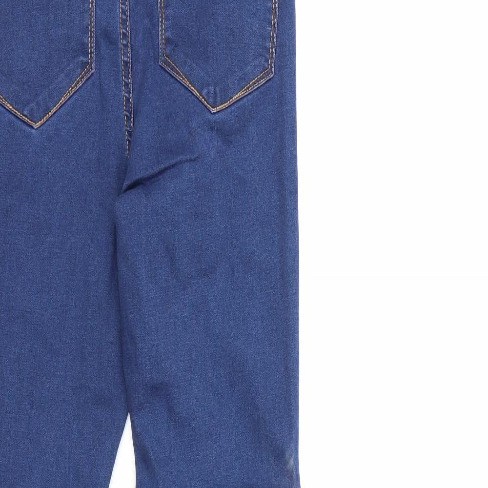 Denim & Co. Womens Blue  Denim Skinny Jeans Size 10 L28 in