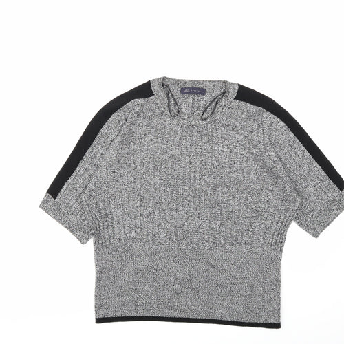 Marks and Spencer Womens Grey  Knit Pullover Jumper Size 18