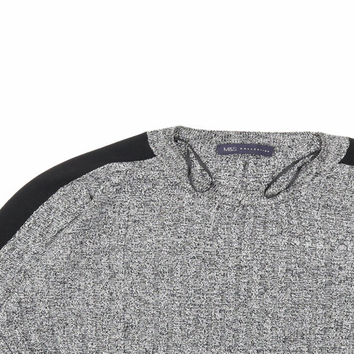 Marks and Spencer Womens Grey  Knit Pullover Jumper Size 18
