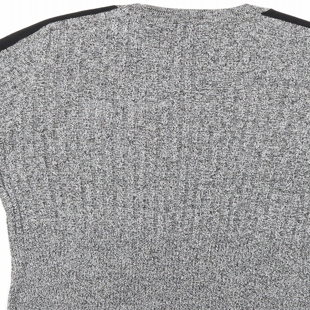 Marks and Spencer Womens Grey  Knit Pullover Jumper Size 18