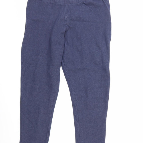 John Lewis Womens Blue   Trousers  Size L L25 in