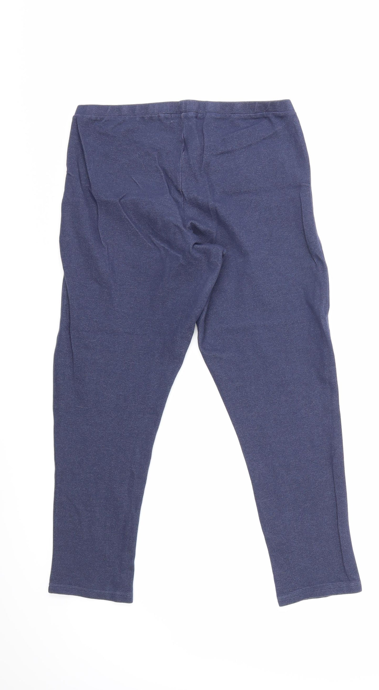 John Lewis Womens Blue   Trousers  Size L L25 in