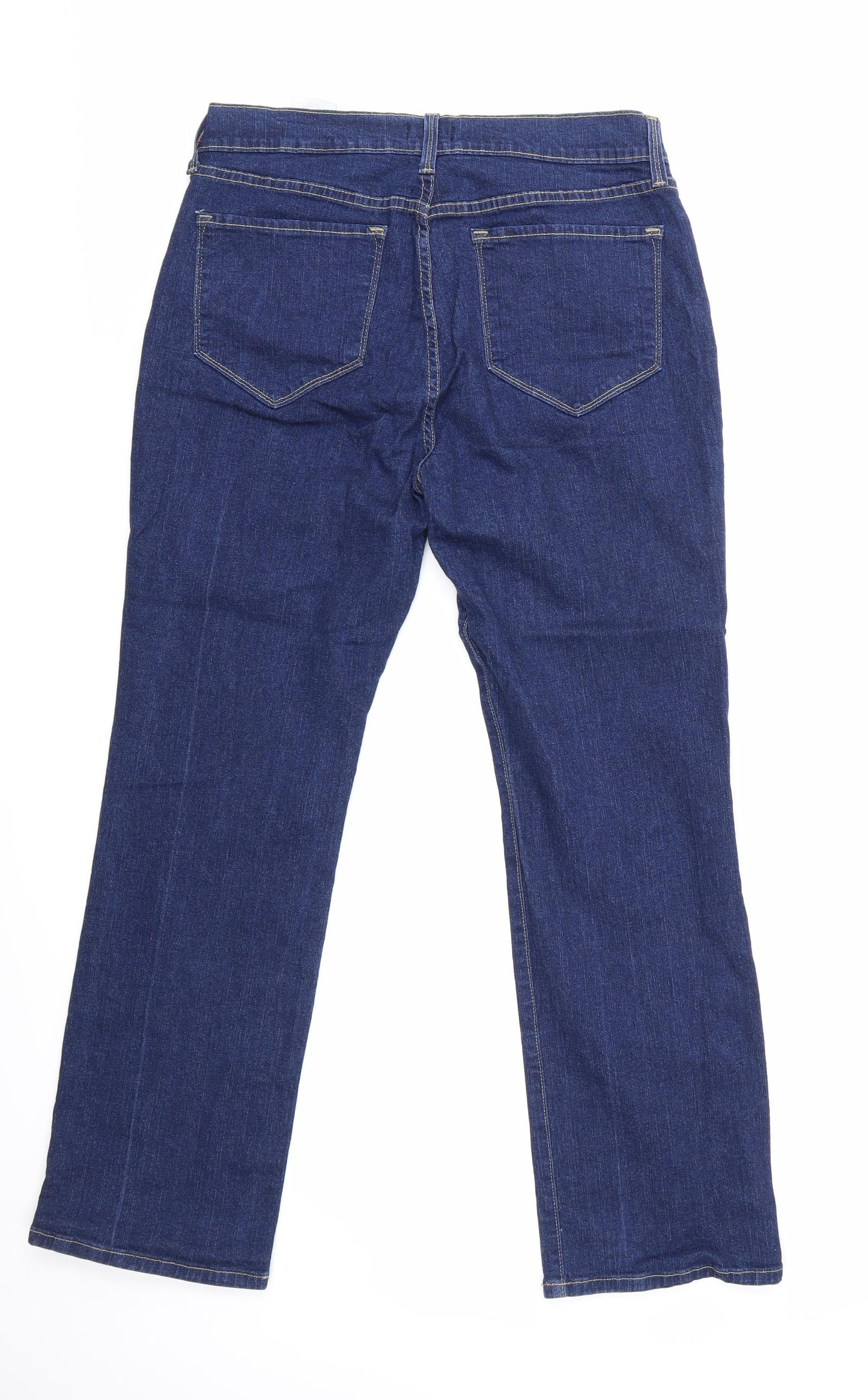 NYDJ Womens Blue  Denim Straight Jeans Size 16 L29 in