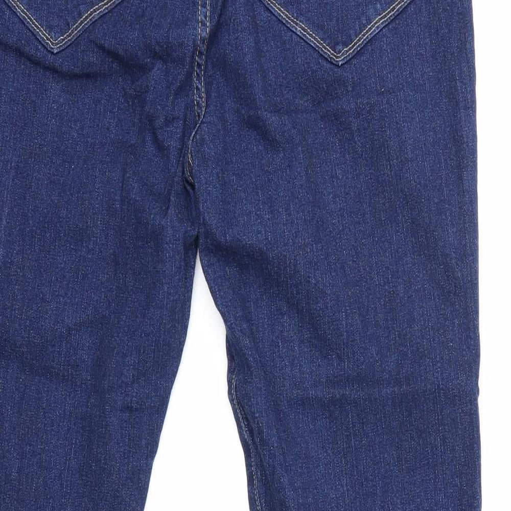 NYDJ Womens Blue  Denim Straight Jeans Size 16 L29 in