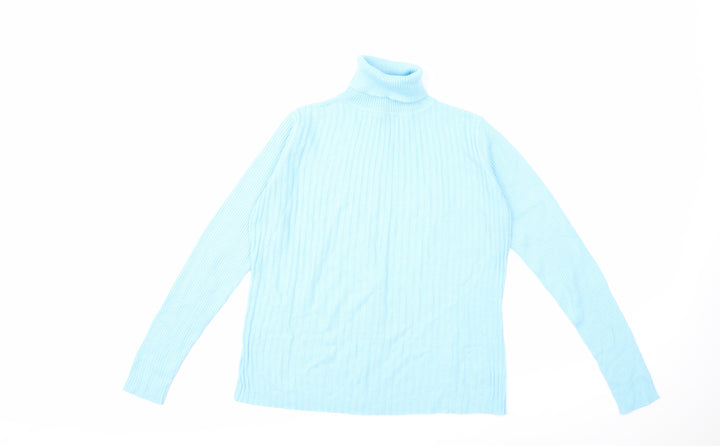 Dorothy Perkins Womens Blue Knit Pullover Jumper Size 12