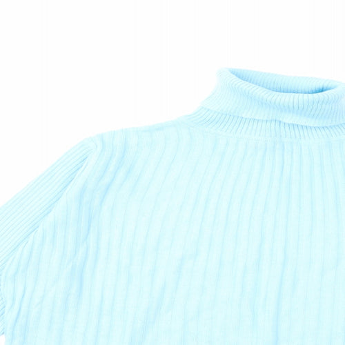 Dorothy Perkins Womens Blue  Knit Pullover Jumper Size 12