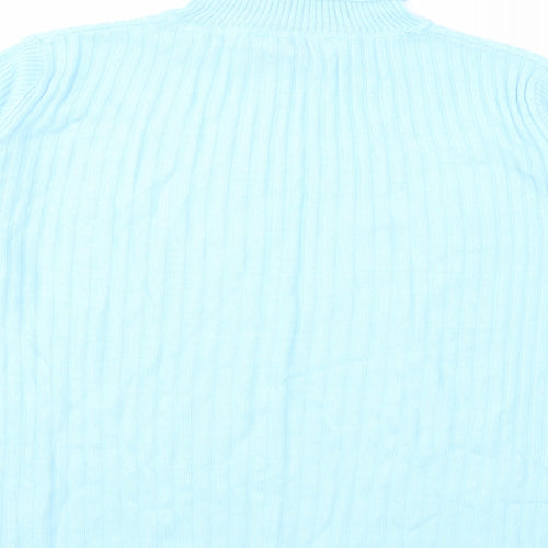 Dorothy Perkins Womens Blue  Knit Pullover Jumper Size 12