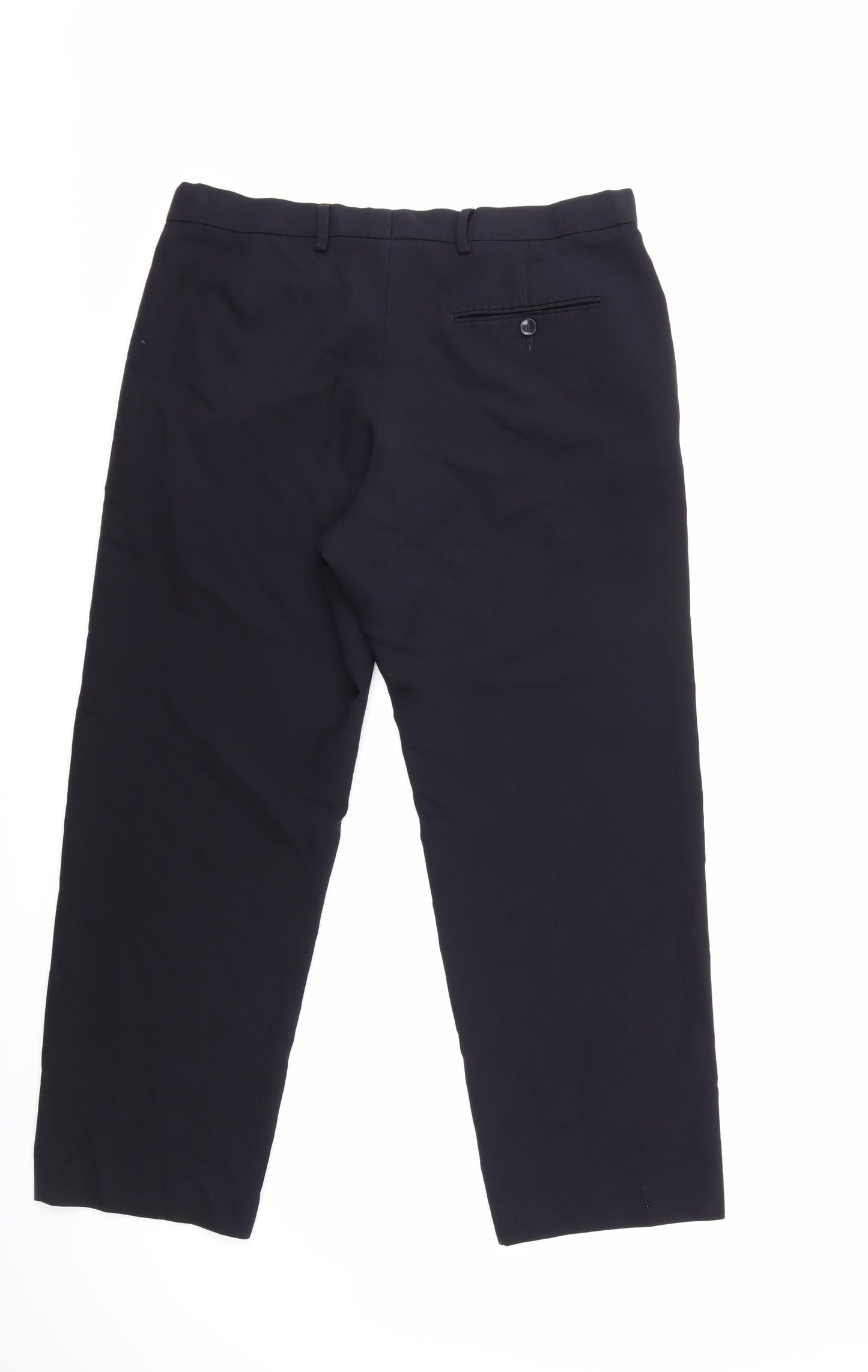Marks and Spencer Mens Blue   Trousers  Size 34 in L29 in