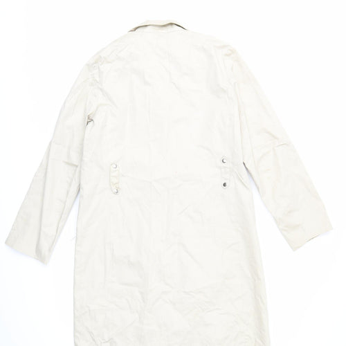 John Womens Beige   Overcoat Coat Size 12
