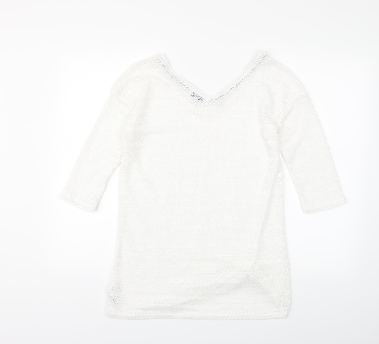 NEXT Womens White   Pullover Jumper Size 6