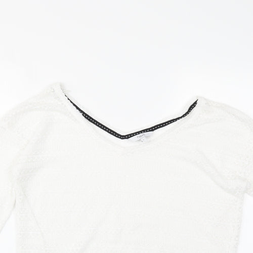 NEXT Womens White   Pullover Jumper Size 6