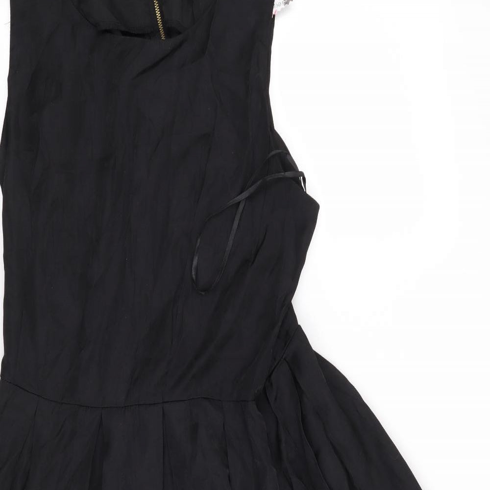 Cutie Womens Black Geometric  Shift  Size 10