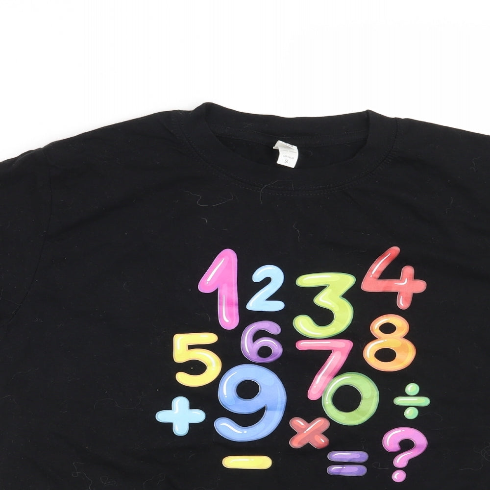 Casual Classics Womens Black   Basic T-Shirt Size S