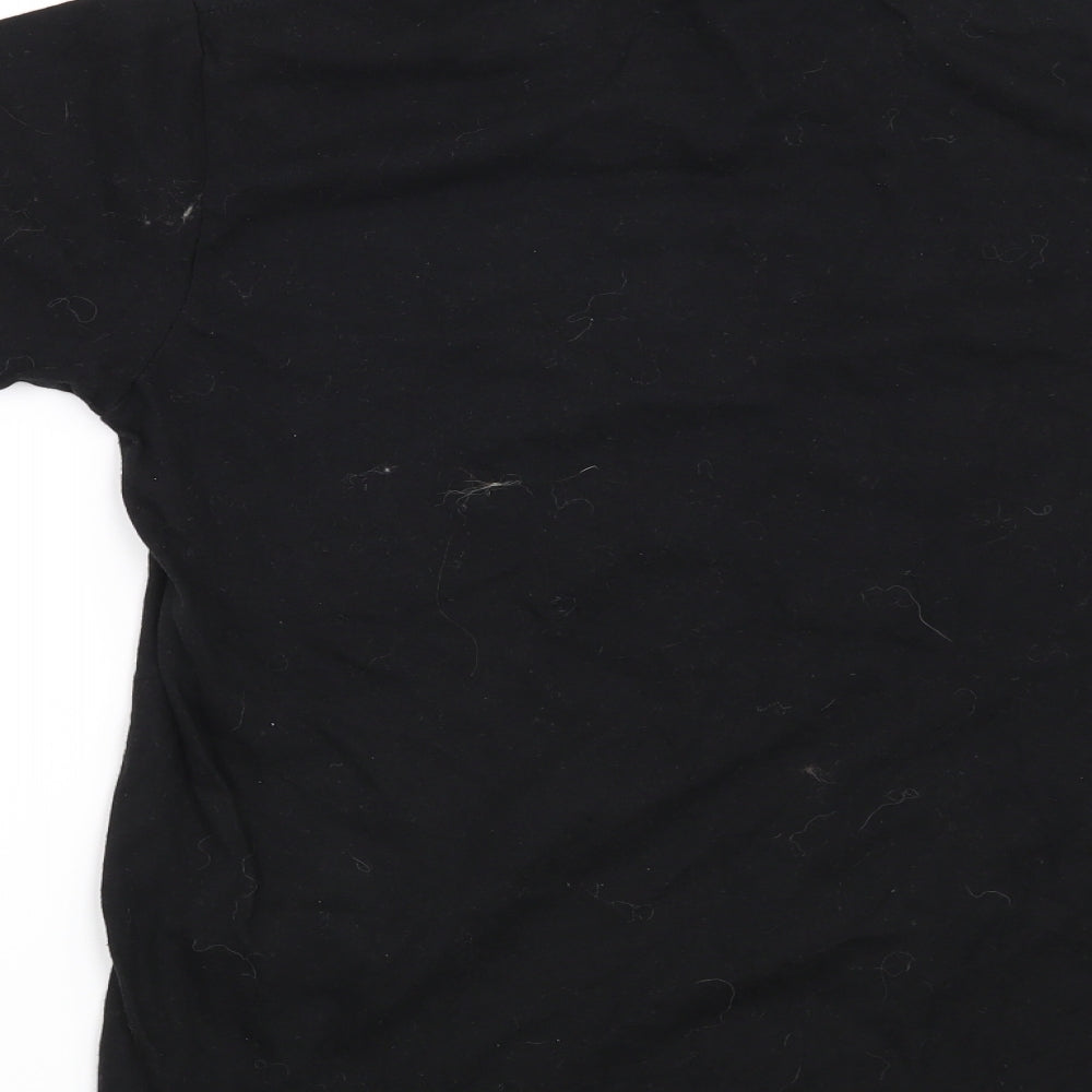 Casual Classics Womens Black   Basic T-Shirt Size S