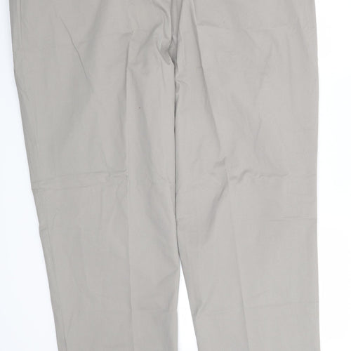 Lands' End Mens Grey   Trousers  Size 46 in L31 in
