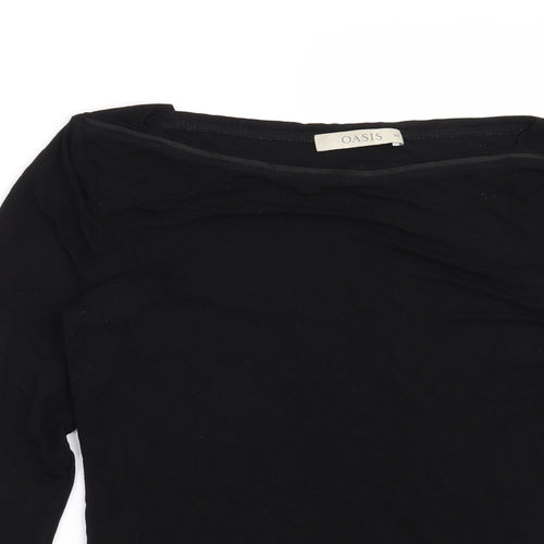 Oasis Womens Black   Basic Blouse Size XS