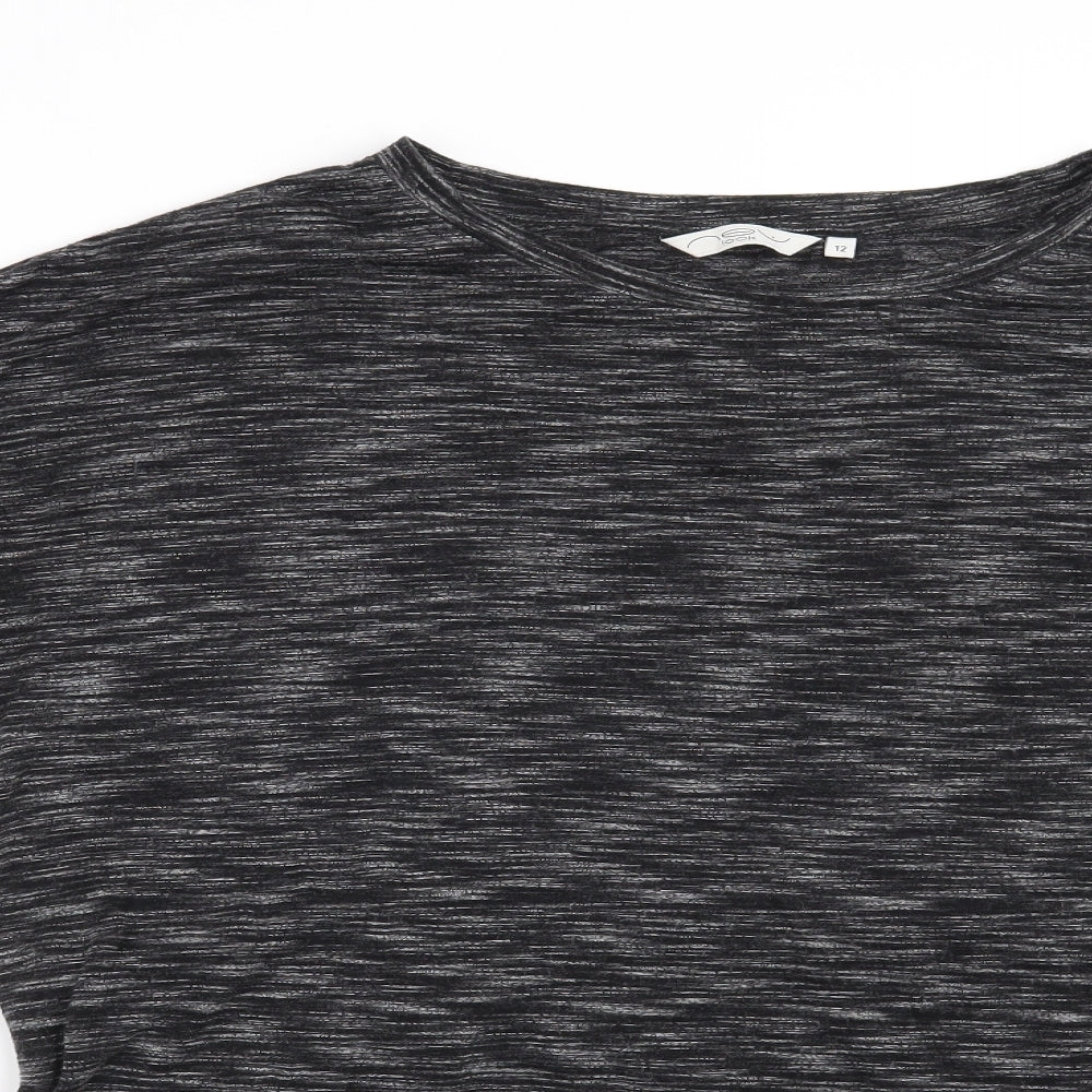 New Look Womens Grey   Basic T-Shirt Size 12