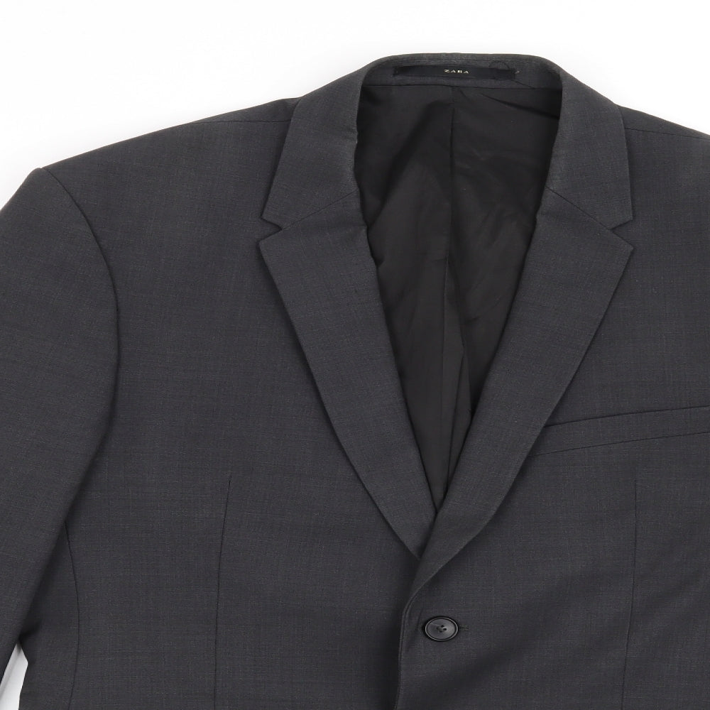 Zara Mens Grey   Jacket Suit Jacket Size M