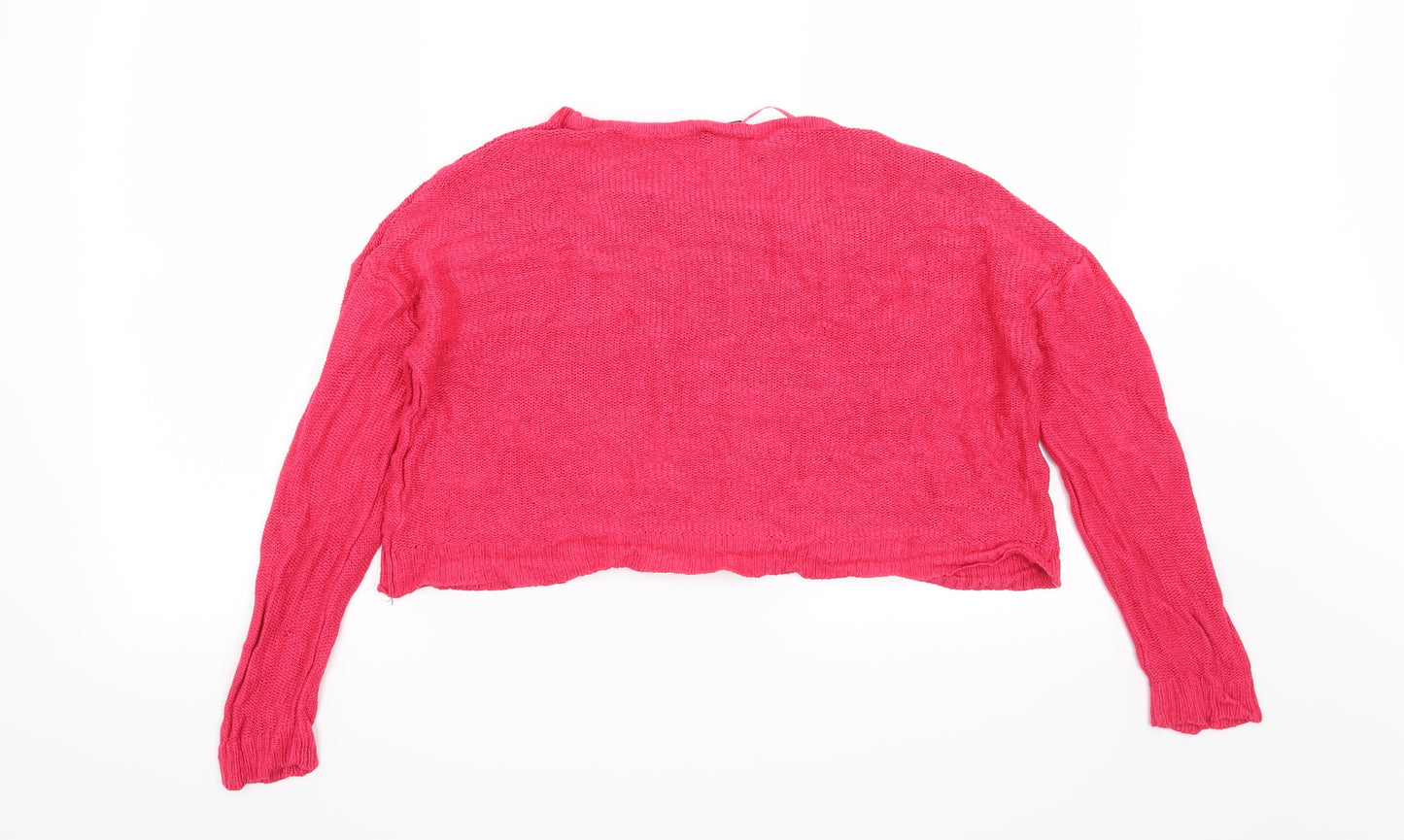 H&M Womens Pink   Pullover Jumper Size 6
