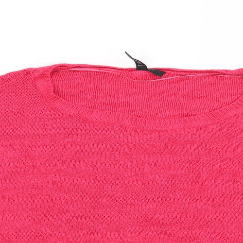 H&M Womens Pink   Pullover Jumper Size 6
