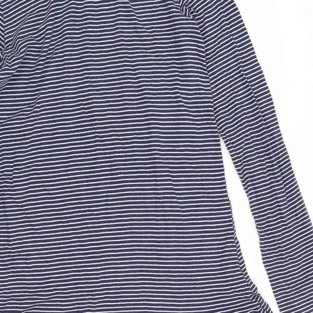F&F Girls Blue Striped  T-Shirt Dress  Size 13-14 Years