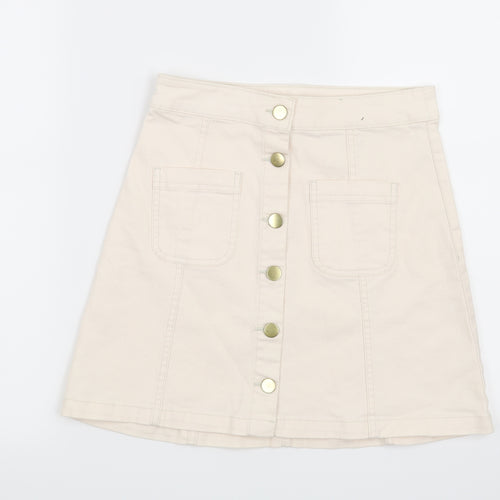 H&M Womens Beige   Maxi Skirt Size 6