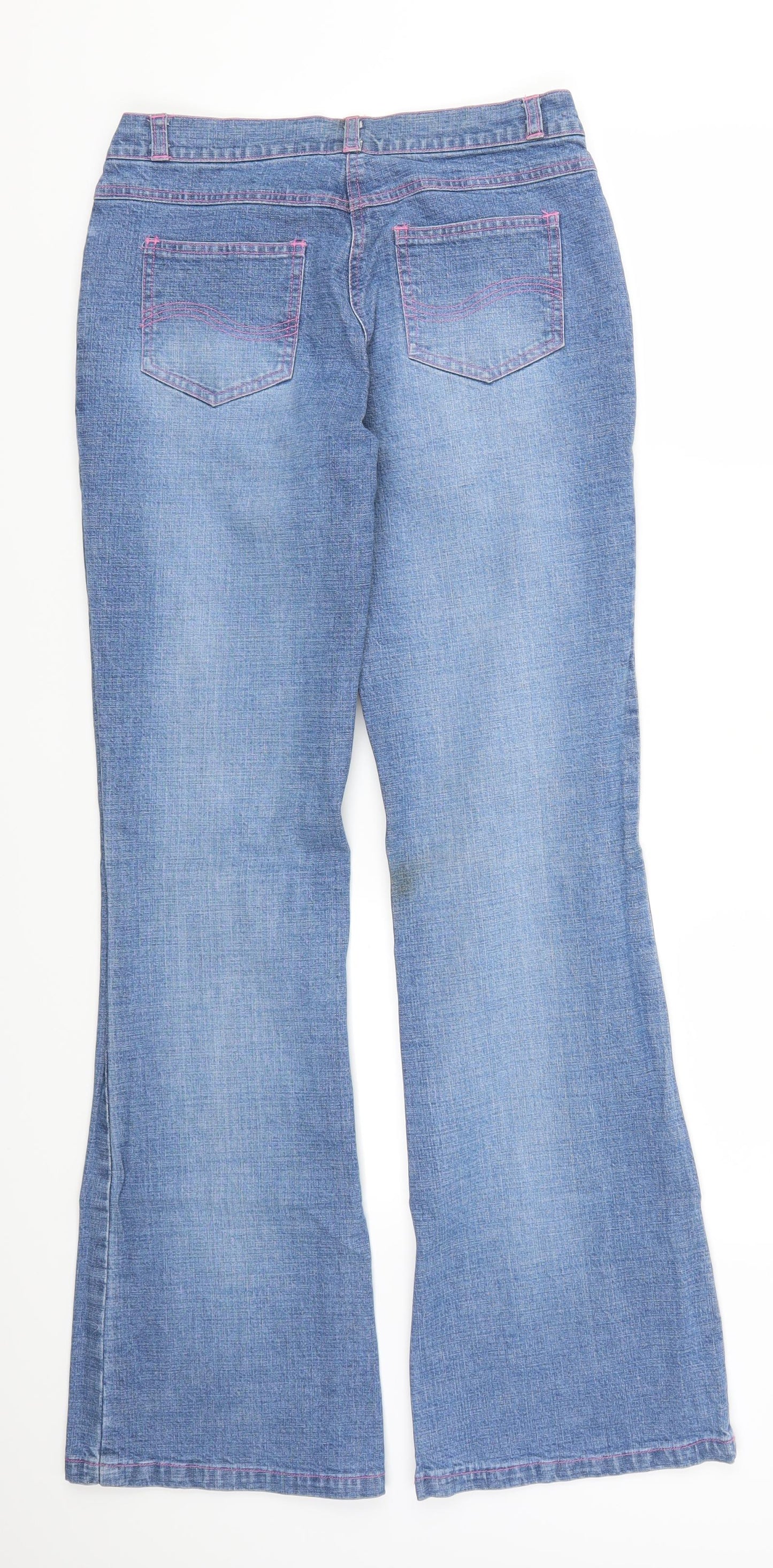 Nikia Womens Blue  Denim Bootcut Jeans Size 10 L32 in