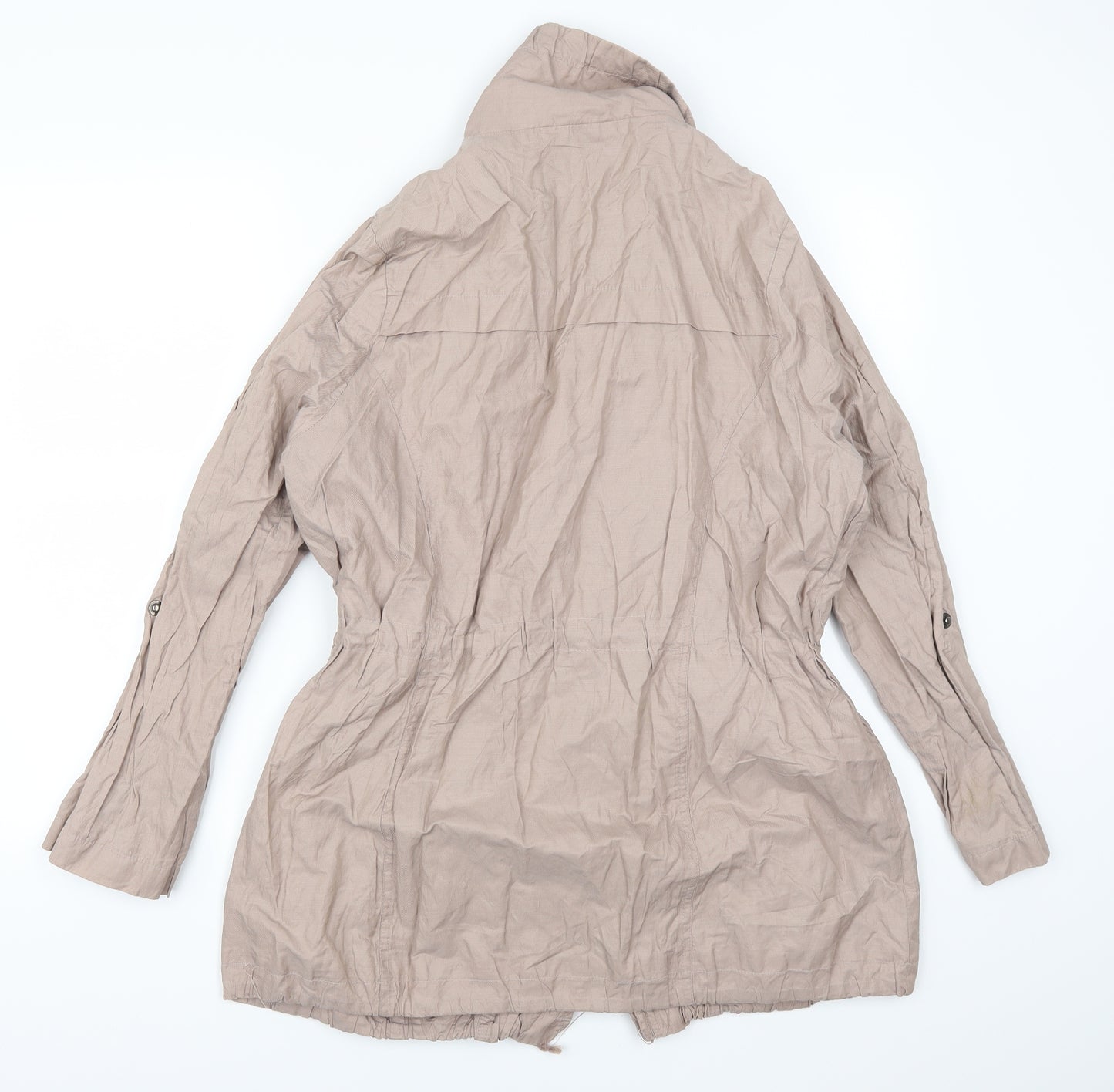 Preworn Womens Pink   Overcoat Coat Size M