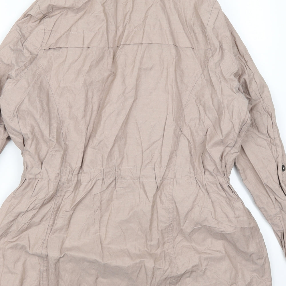 Preworn Womens Pink   Overcoat Coat Size M