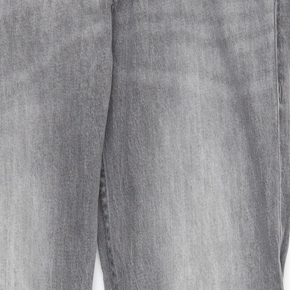 JACK & JONES Mens Grey  Denim Straight Jeans Size 36 L31 in