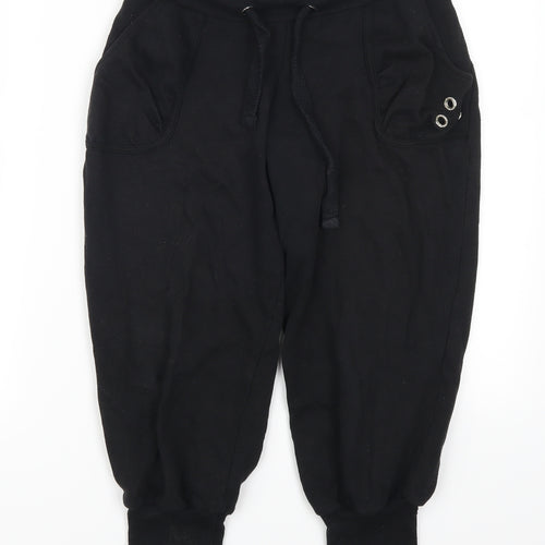 Denim Co Womens Black   Sweatpants Trousers Size 8