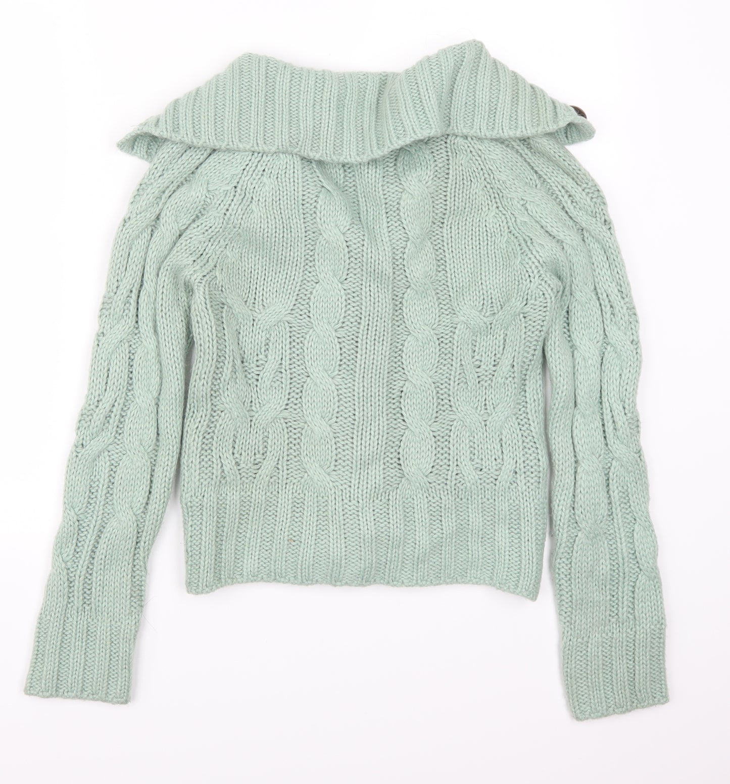NEXT Womens Green   Cardigan Jumper Size S