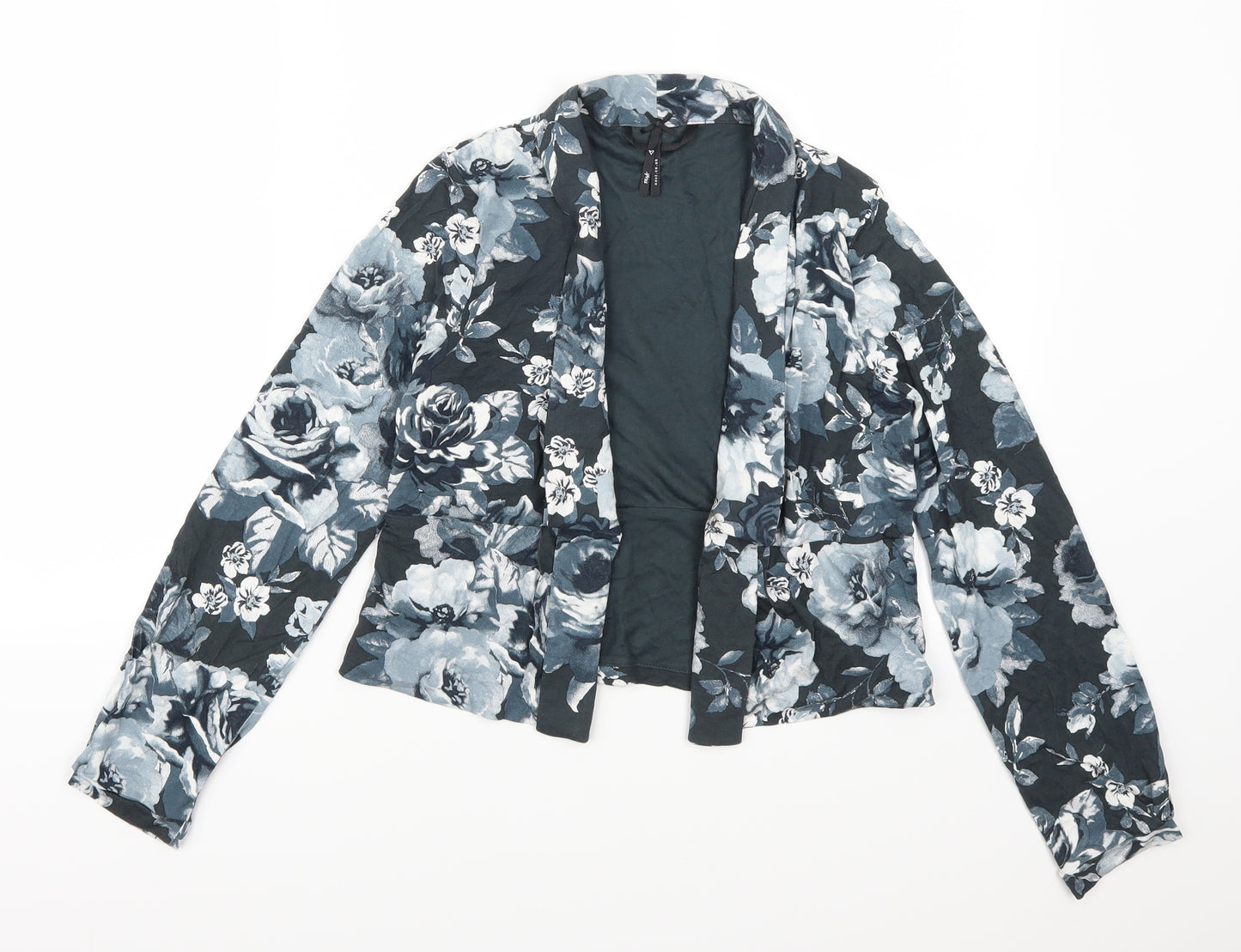 NEXT Girls Blue Floral  Cardigan Jumper Size 12 Years